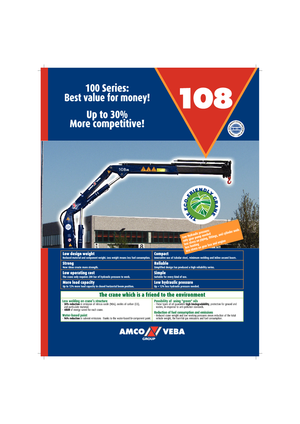 Macarale hidraulice de încărcare Amco Veba 108-1 S