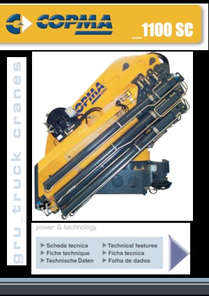 Macarale hidraulice de încărcare COPMA 2000 1100.4 SC