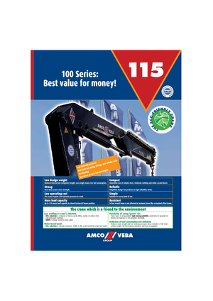 Macarale hidraulice de încărcare Amco Veba 115-1 S