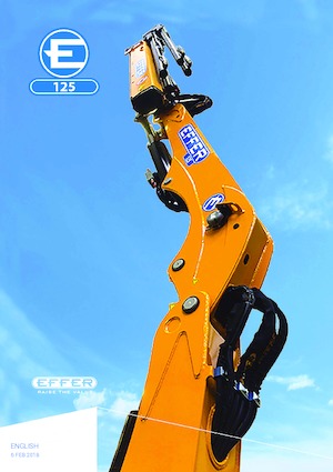 Macarale hidraulice de încărcare Effer 125 4S