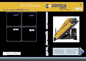 Macarale hidraulice de încărcare COPMA 2000 130A.3 J2
