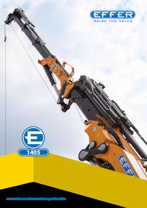Macarale hidraulice de încărcare Effer 1405 9S