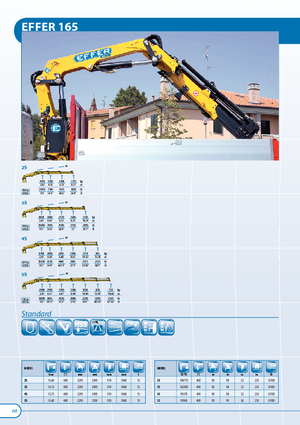 Macarale hidraulice de încărcare Effer 165.00 2S