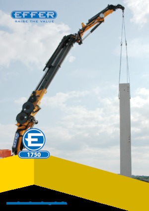 Macarale hidraulice de încărcare Effer 1750 8S