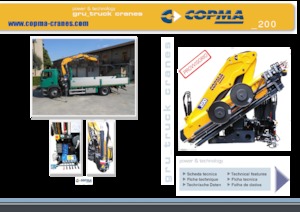 Macarale hidraulice de încărcare COPMA 2000 200.5