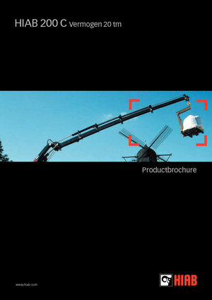 Macarale hidraulice de încărcare Hiab 200 C-2