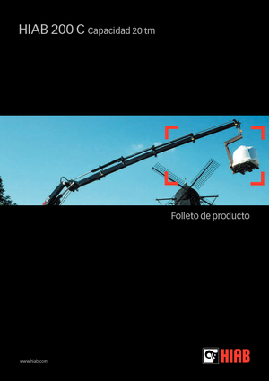 Macarale hidraulice de încărcare Hiab 200 C-2