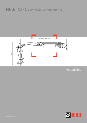 Macarale hidraulice de încărcare Hiab 200 C-2