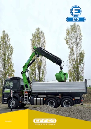 Macarale hidraulice de încărcare Effer 215 6S
