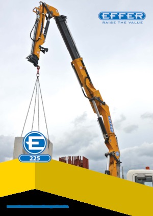 Macarale hidraulice de încărcare Effer 225 6S