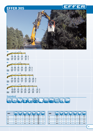 Macarale hidraulice de încărcare Effer 305.11 3S