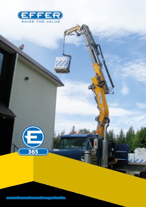Macarale hidraulice de încărcare Effer 365 4S