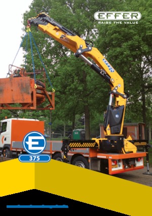 Macarale hidraulice de încărcare Effer 375 7S