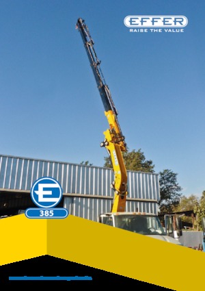 Macarale hidraulice de încărcare Effer 385 6S