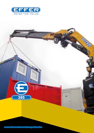 Macarale hidraulice de încărcare Effer 395 6S