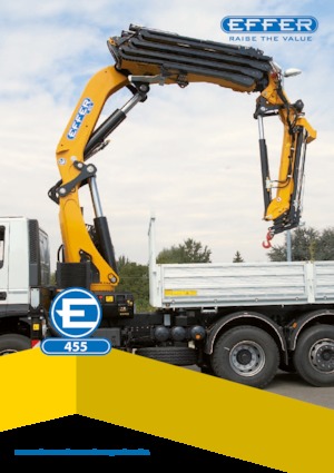 Macarale hidraulice de încărcare Effer 455 8S