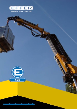 Macarale hidraulice de încărcare Effer 525 6S