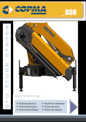 Macarale hidraulice de încărcare COPMA 2000 650.4
