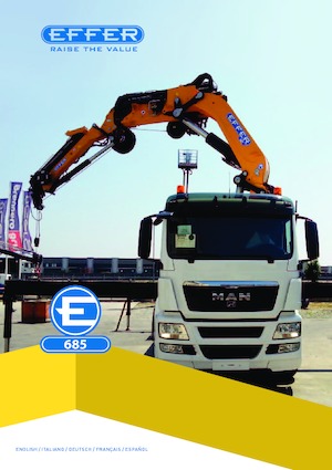 Macarale hidraulice de încărcare Effer 685 6S