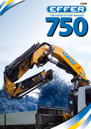 Macarale hidraulice de încărcare Effer 750 6S