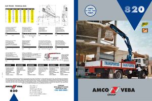 Macarale hidraulice de încărcare Amco Veba 820-3 S