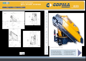 Macarale hidraulice de încărcare COPMA 2000 820.8 J6