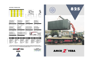Macarale hidraulice de încărcare Amco Veba 825-3 S Jib 3S