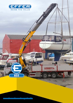 Macarale hidraulice de încărcare Effer 855 9S