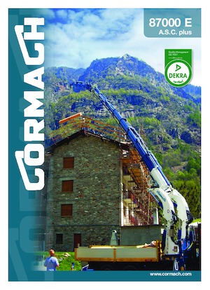 Macarale hidraulice de încărcare Cormach 87000 E8F186 A.S.C. Plus