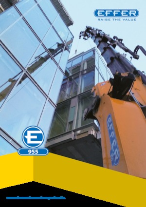 Macarale hidraulice de încărcare Effer 955 8S