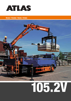 Macarale hidraulice de încărcare Atlas AK 105.2 A12V