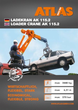 Macarale hidraulice de încărcare Atlas AK 115.2 A12