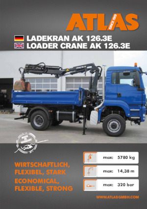 Macarale hidraulice de încărcare Atlas AK 126.3E A4