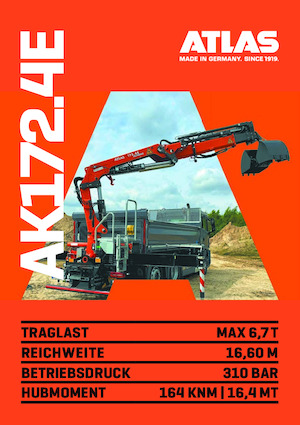 Macarale hidraulice de încărcare Atlas AK 172.4E A6 