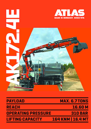 Macarale hidraulice de încărcare Atlas AK 172.4E A6 
