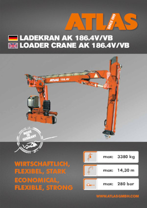 Macarale hidraulice de încărcare Atlas AK 186.4VB A12L 