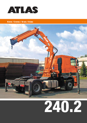 Macarale hidraulice de încărcare Atlas AK 240.2E A5 