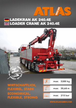 Macarale hidraulice de încărcare Atlas AK 240.4E A6 