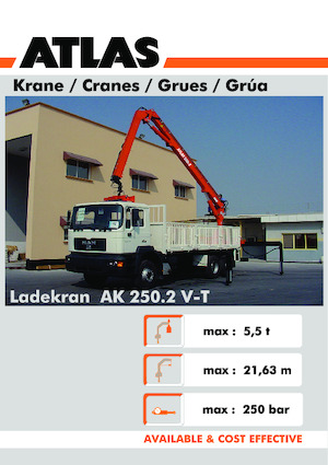 Macarale hidraulice de încărcare Atlas AK 250.2CS A21 
