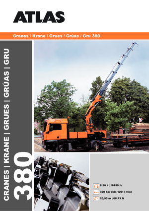 Macarale hidraulice de încărcare Atlas AK 380.3 A2