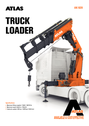 Macarale hidraulice de încărcare Atlas AK 620.3E A5 