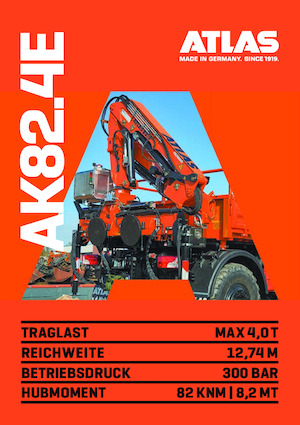 Macarale hidraulice de încărcare Atlas AK 82.4E A5L