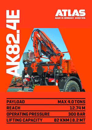 Macarale hidraulice de încărcare Atlas AK 82.4E A5L