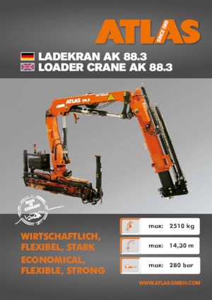 Macarale hidraulice de încărcare Atlas AK 88.3 A3SL 