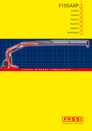 Macarale hidraulice de încărcare Fassi F 105 ACXP 22