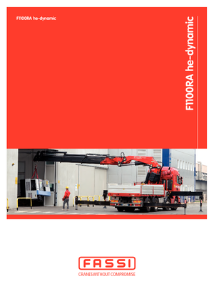 Macarale hidraulice de încărcare Fassi F 1100 RA 2.26 he-dynamic