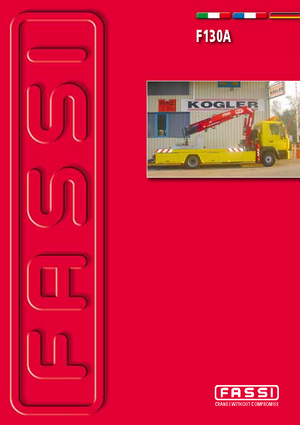Macarale hidraulice de încărcare Fassi F 130 A 22