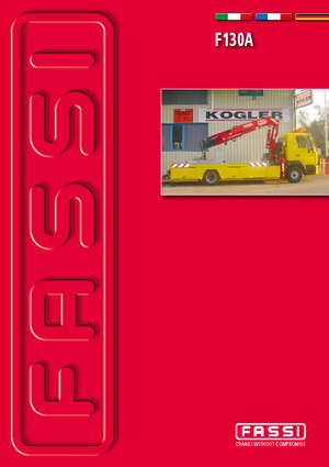 Macarale hidraulice de încărcare Fassi F 130 A 22