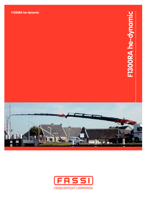 Macarale hidraulice de încărcare Fassi F 1300 RA 2.26 he-dynamic