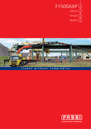 Macarale hidraulice de încărcare Fassi F 1500 AXP 28